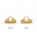 Suporte Marcador Mesa Diamante Dourado