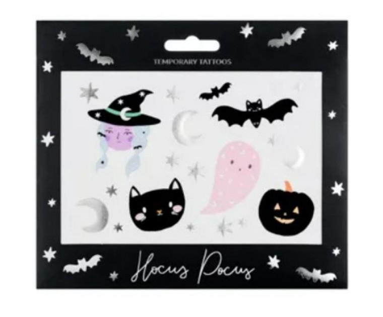 20 Tatuagens Temporárias Halloween