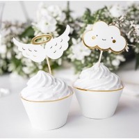 Toppers Cup Cakes Núvens e Asas