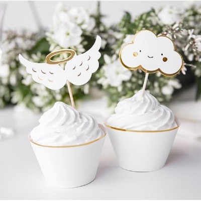 Toppers Cup Cakes Núvens e Asas