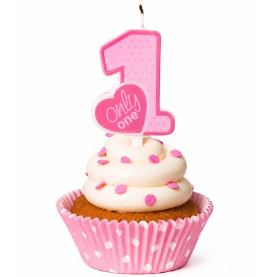 Vela nº 1 Rosa Only One