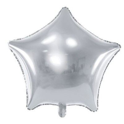 Balão Foil Estrela Prata 48 cms