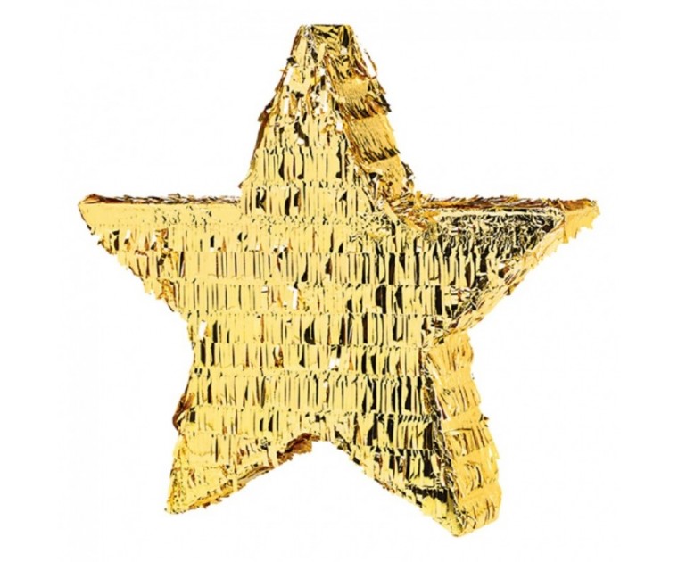 Pinhata Estrela Dourada Foil