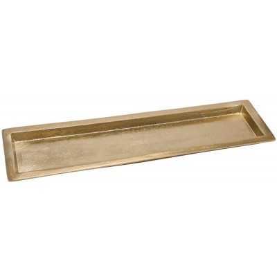 Travessa alum. Gold 43,5x12,5cm
