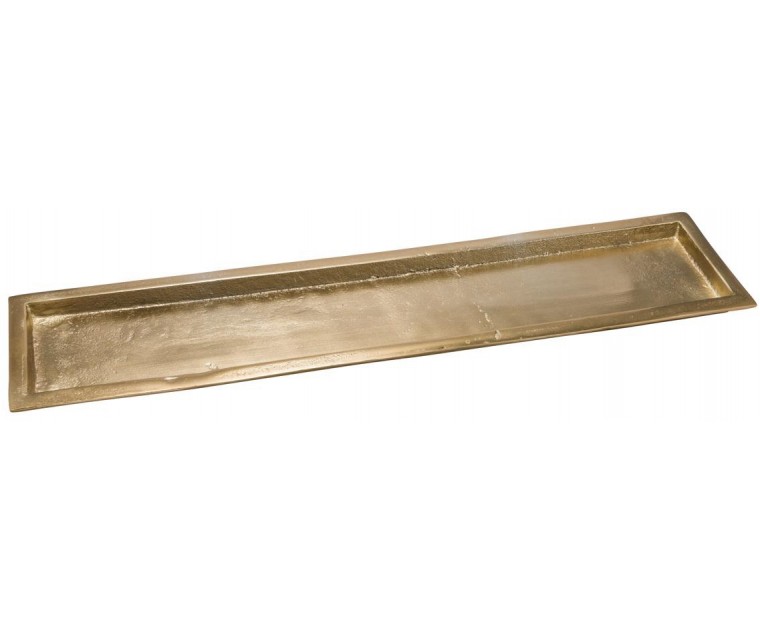 Travessa alum. Gold 57,5x13cm