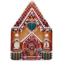 Caixa Lata Casa Gingerbread House