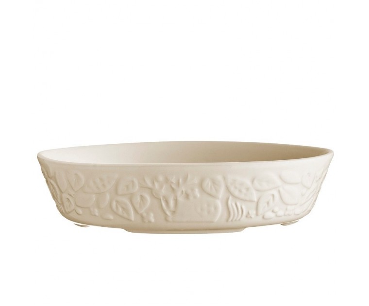 Tarteira Oval Animais da Floresta 28 cms