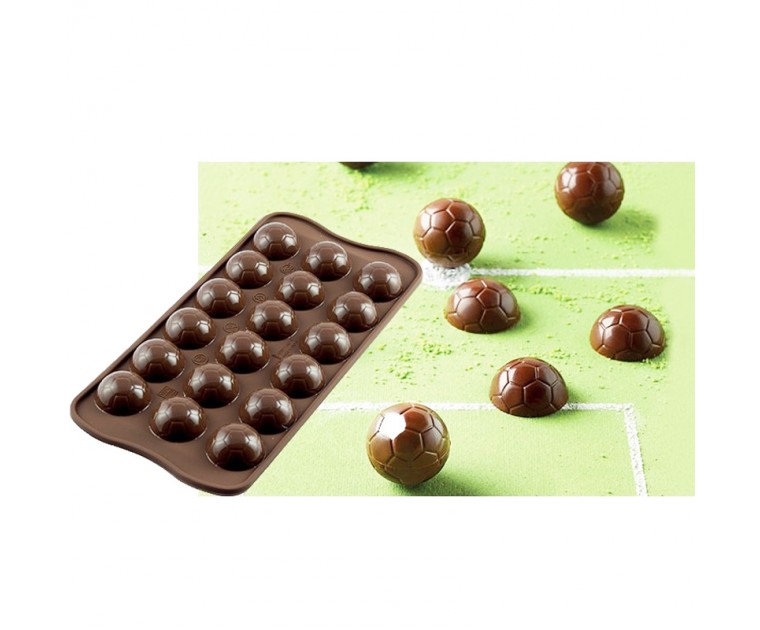 Molde Chocolate Bolas Futebol