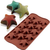 Molde Silicone Chocolate Estrelas do Mar