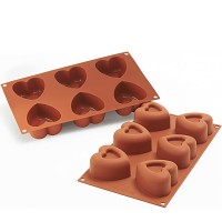 Forma Silicone Heart Savarin 