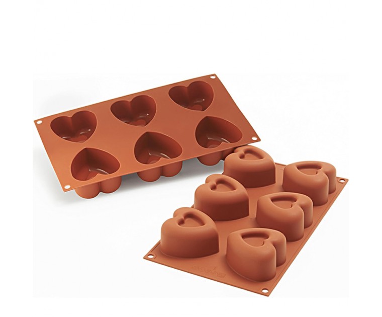 Forma Silicone Heart Savarin 