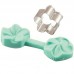 Molde Silicone com Cortador Flor FRANGIPANI Pequena