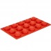 Forma Silicone 15 Meias Esferas