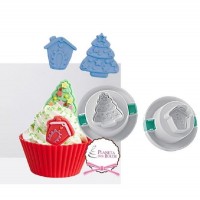 Set 2 Mini Cortadores Ejetores Natal