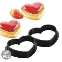 Conj. de 6 Aneis Tarte Ø 8 x 2 cms Conj. de 6 Aneis Tarte Ø 8 x 2 cms