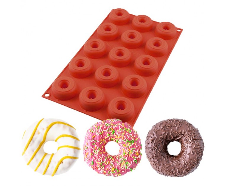 Forma Silicone Mini Donuts 