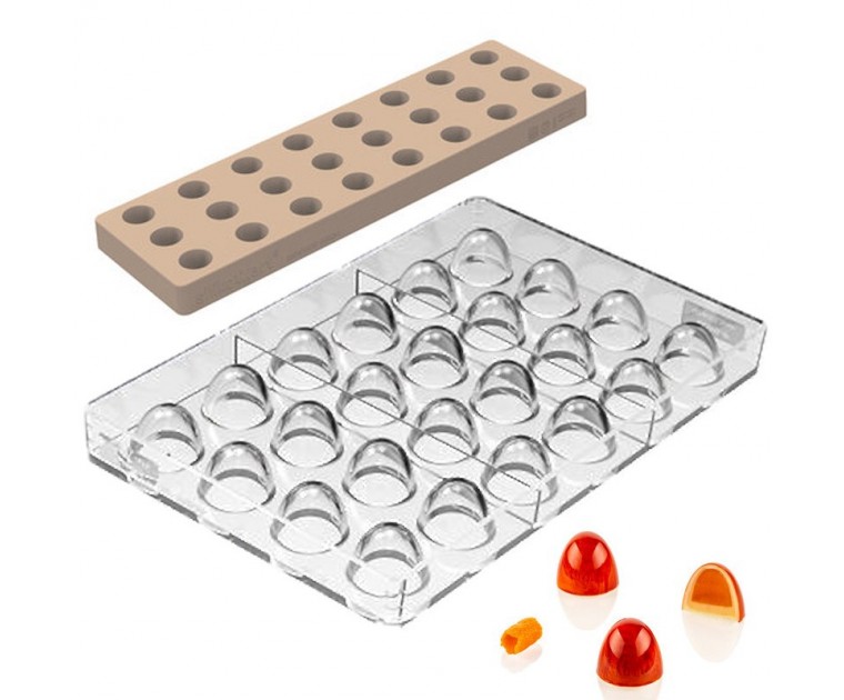 Kit Molde Chocolate Bombom DOME 01