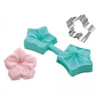 Molde Silicone com Cortador de Petúnia