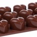 Molde Chocolate Corações Altos