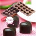 Molde Chocolate Corações Altos