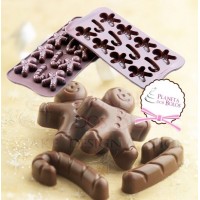 Molde para Chocolate Mr. Ginger Silicomart