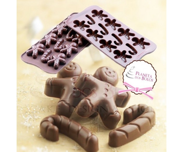 Molde para Chocolate Mr. Ginger Silicomart