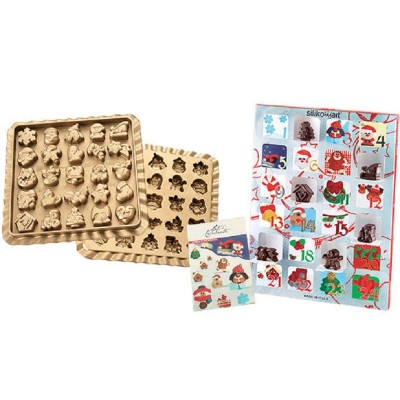 Molde Silicone Calendário Advento