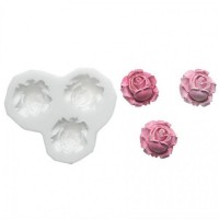 Molde Silicone Rosas