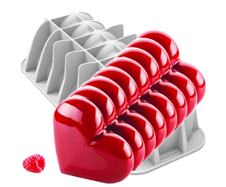 Forma BUCHE COEUR - SILICONE