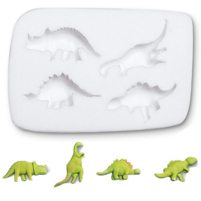 Molde Silicone Mini Dinossauros