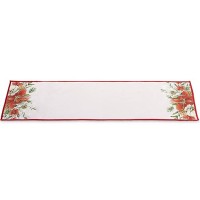 Table Runner Poisettia Natal 