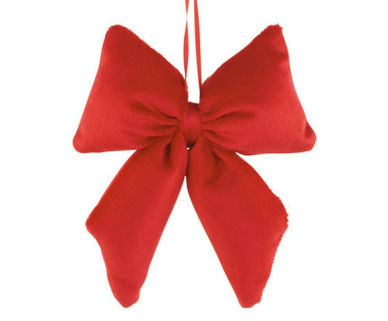 Laço Veludo Vermelho