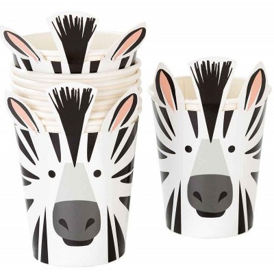 8 Copos Zebra