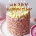 Velas Cores Pastel Happy Birthday c/Glitter