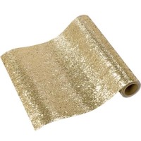 Table Runner Gold Glitter