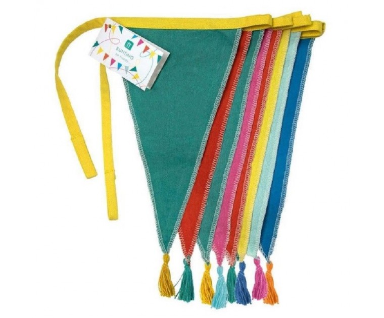 Bandeirolas Tecido Multicolorida