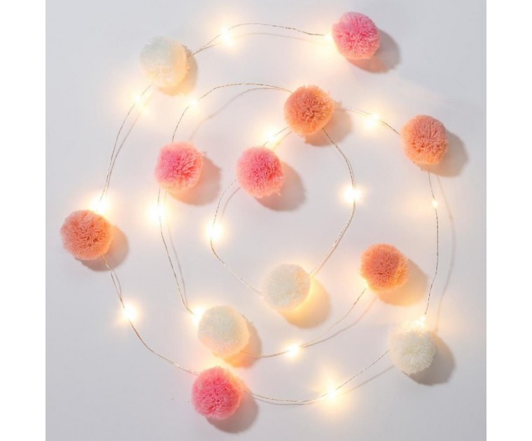 Grinalda Luzes Pom Pom