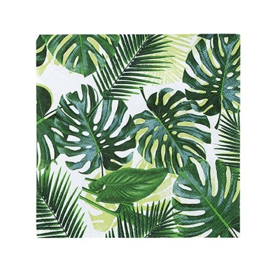 Guardanapos Pequenos Folhas Tropicais