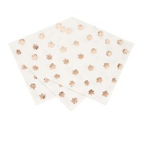 Guardanapo Flor Rose Gold