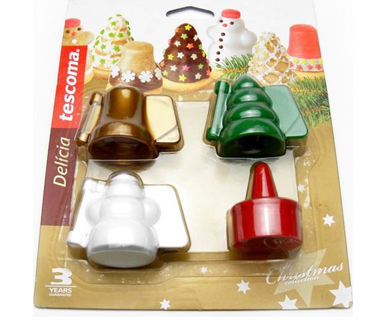 Set 3 Moldes Cake Pops-Biscoito Motivos de Natal