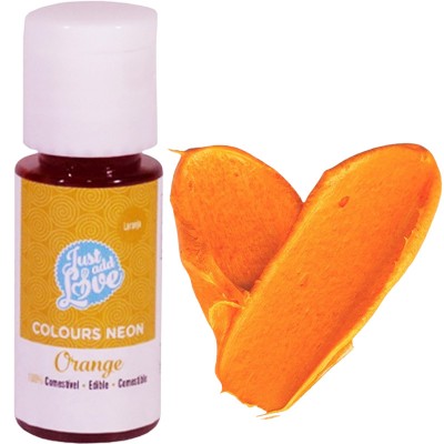 Corante Gel Neon Laranja