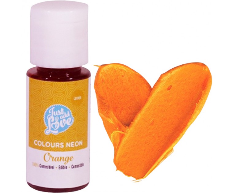 Corante Gel Neon Laranja