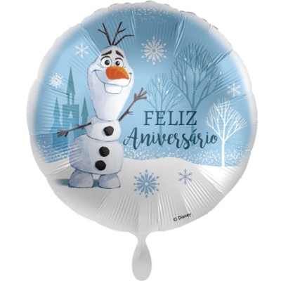 Balão Foil Olaf Feliz Aniversário