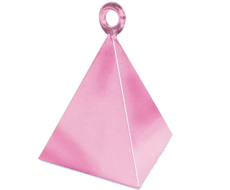 Peso Balões Pirâmide Rosa