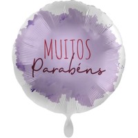  Balão Lavanda Muitos Parabéns