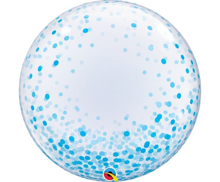 Bubble Confetis Azuis