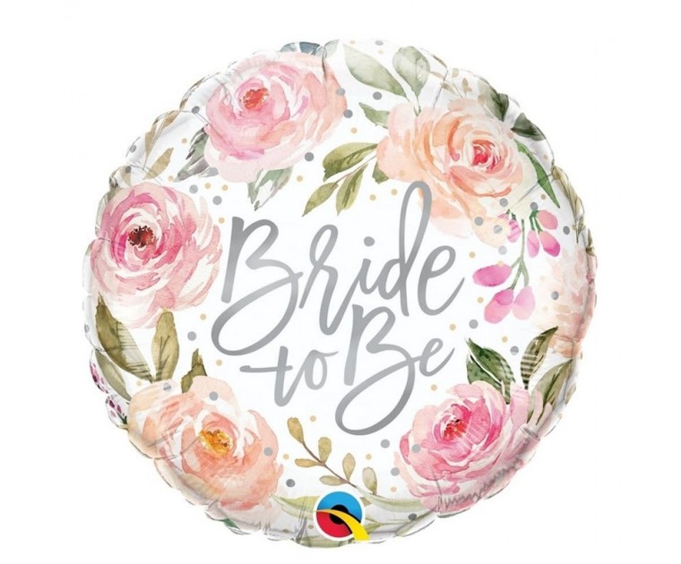 Balão Floral " Bride To Be"