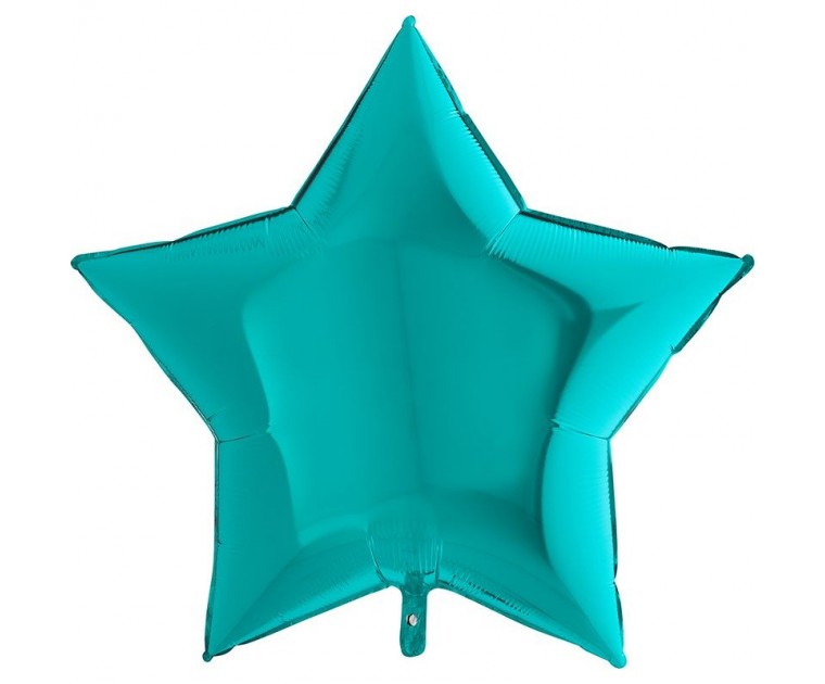 Balão Foil Estrela Tiffany 90 cms