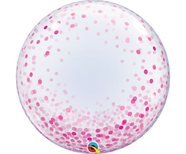 Bubble Confetis Rosa
