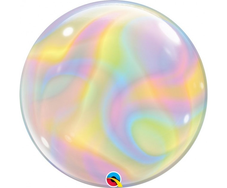 Bubble Iridiscente Arco Íris 55 cms